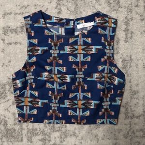 LUSH printed crop top